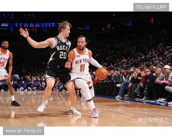 布伦森凭借掩护制造中距错位，高效单打正主导尼克斯进攻